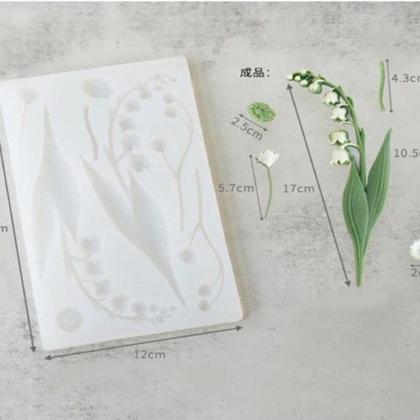 قالب غصن وردة