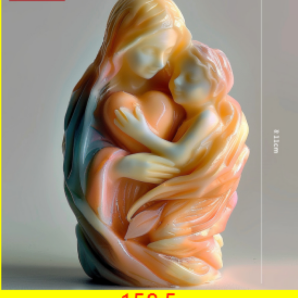 قالب شمع لام وبنتها