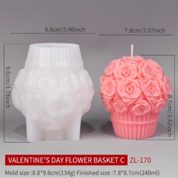 قالب بوكيه ورد ٣