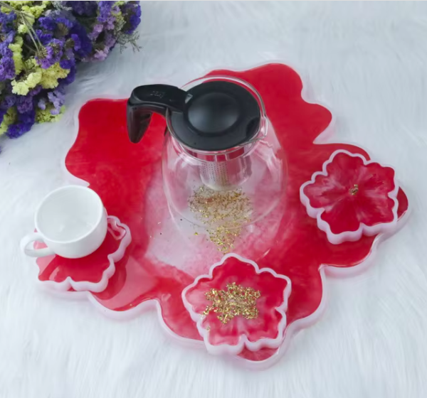 قالب صينية وردة سادة ٣٥ سم