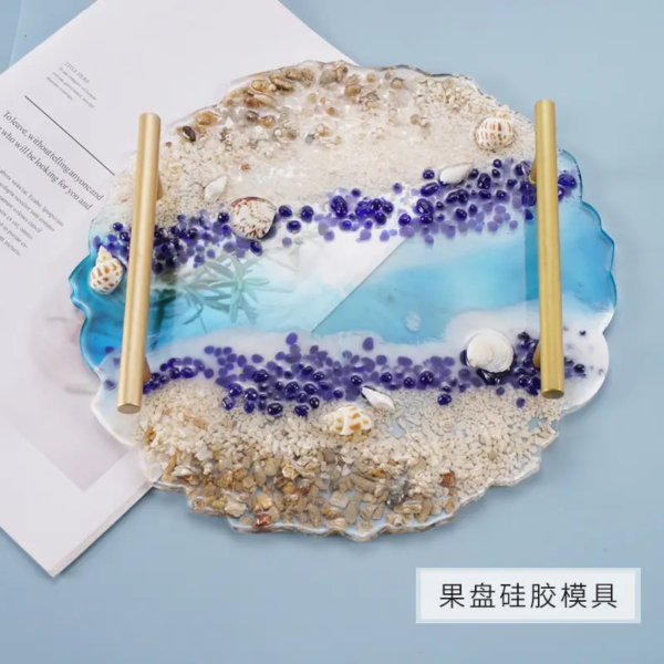 قالب  لتصنيع صينية  مدورة قطرها ٢٦ سم