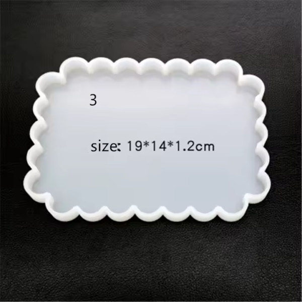 قالب مستطيل زجزاج ١٩ * ١٤ سم