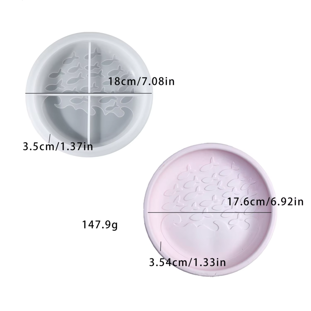 قالب طبق مدور