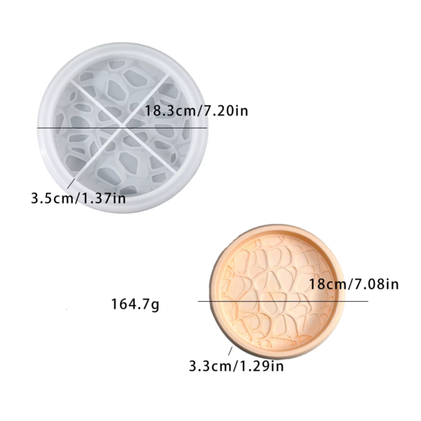 قالب طبق مدور