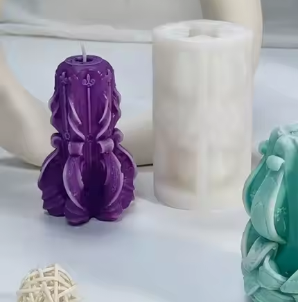 قالب شمعة جيومتريك